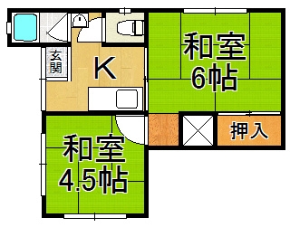 藤マンション2階北