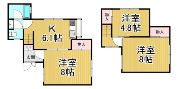 西宮市松園町テラスハウス