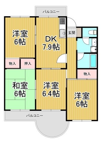 コスモハイツ瑞ケ丘B棟