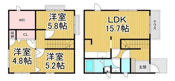 宝塚市寿楽荘戸建（片山貸家）