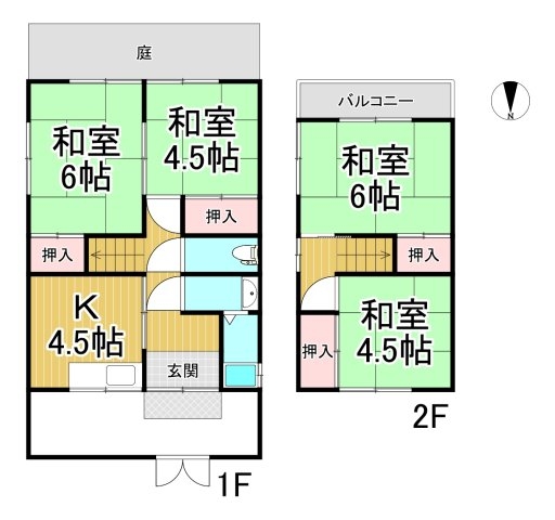 南武庫之荘1丁目　貸家