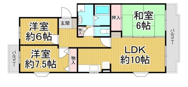 シャンテ雲雀丘