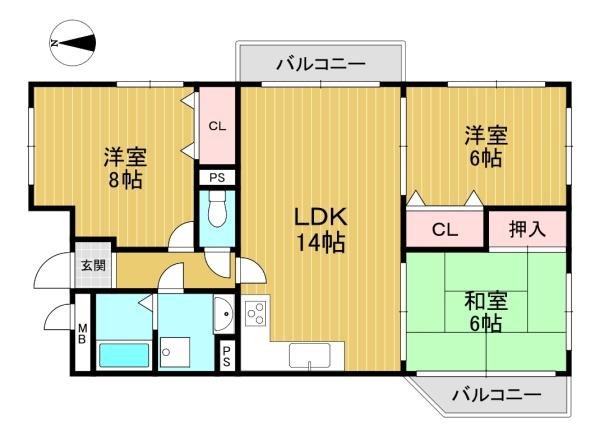 長岡京市馬場1丁目のマンション