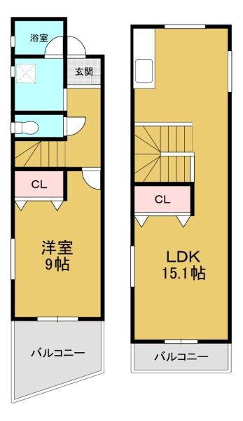 長岡京市天神3丁目のタウンハウス