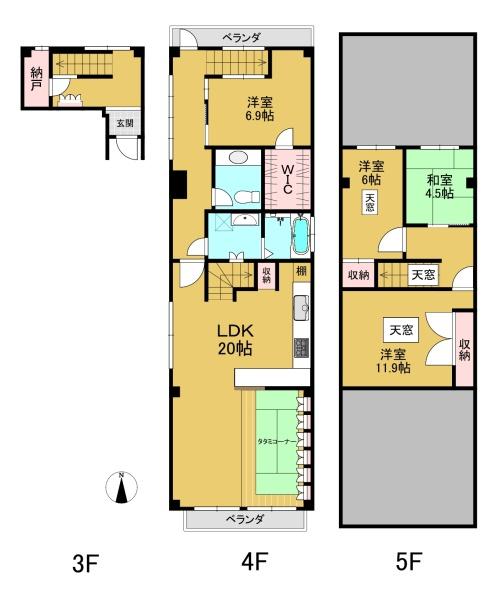 長岡京市長岡１丁目の貸家