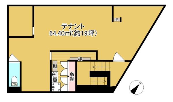 長岡京市天神１丁目の店舗（建物一部）