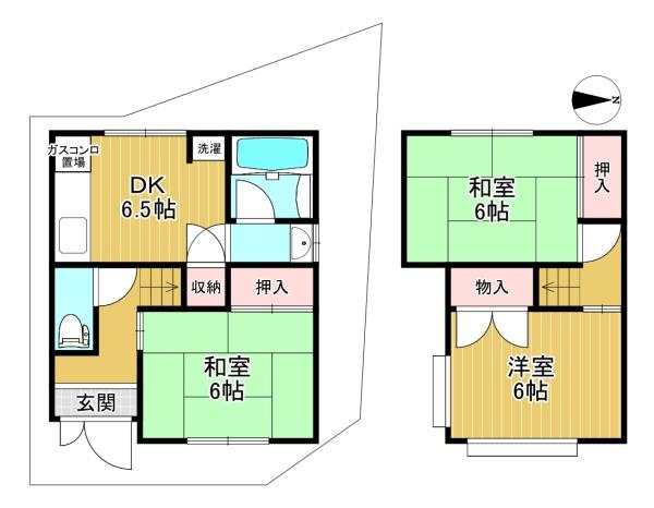 京都市伏見区久我本町の貸家