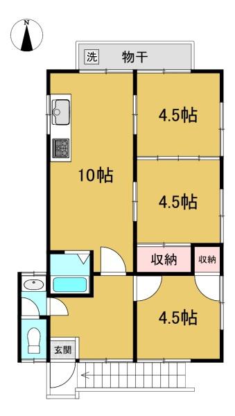 長岡京市今里３丁目の貸家
