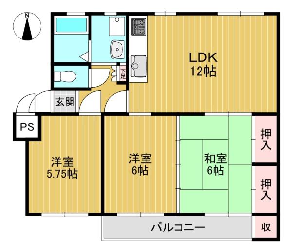 竹の台団地C3棟