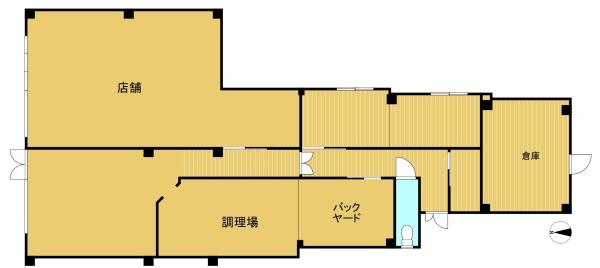 長岡京市奥海印寺森ノ下の店舗（建物一部）