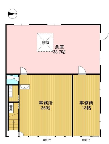城陽市寺田水度坂　貸店舗・事務所1階