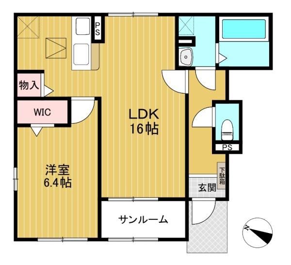 長岡京市天神2丁目のアパート