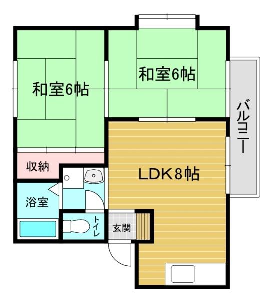 長岡京市開田4丁目のハイツ