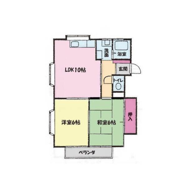 大和市中央６丁目のアパート