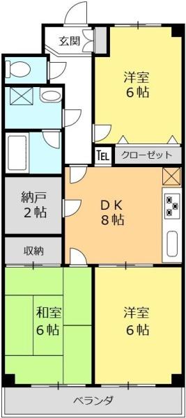 モアグレイス所沢(間取り)