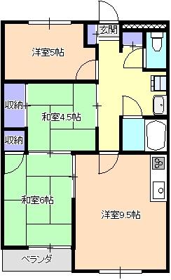 所沢コーポラスE棟