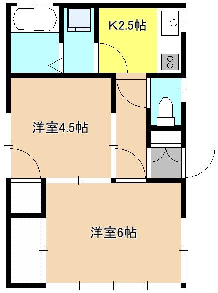 北秋津2K貸家