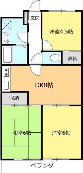 グランデール小手指2号(間取り)