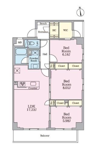 世田谷区鎌田３丁目のマンション