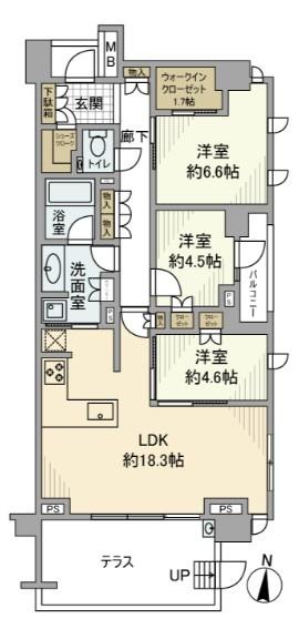 世田谷区中町３丁目のマンション