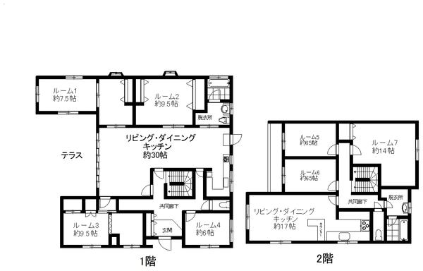 品川区旗の台１丁目の貸家