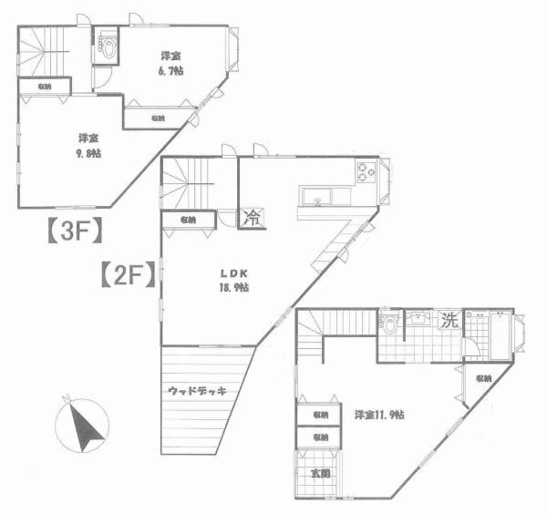 川崎市宮前区平２丁目の貸家