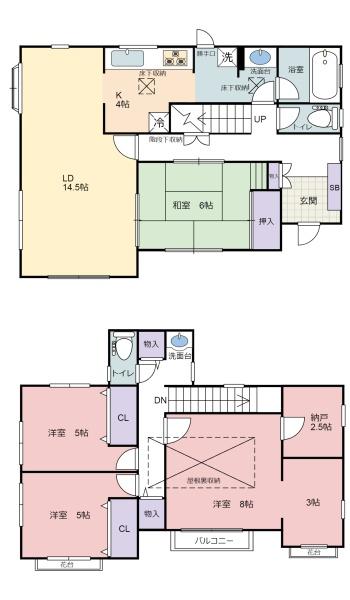 柏市南逆井４丁目の貸家