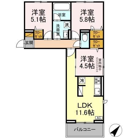 松戸市八ケ崎７丁目のアパート