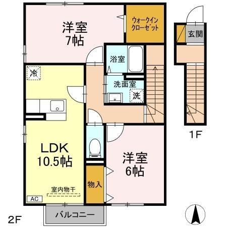 ヴィラ ウィスタリア(間取り)