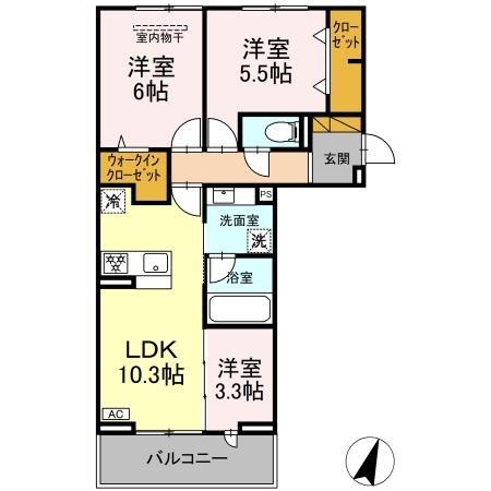 リシェス稔台A(間取り)