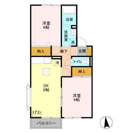 セジュール御堂の上A