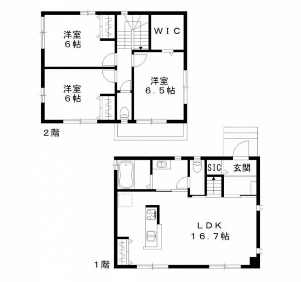 松戸市上本郷の貸家