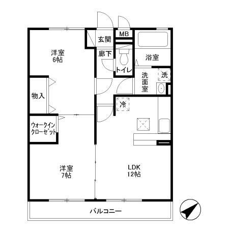 松戸市中根長津町のアパート