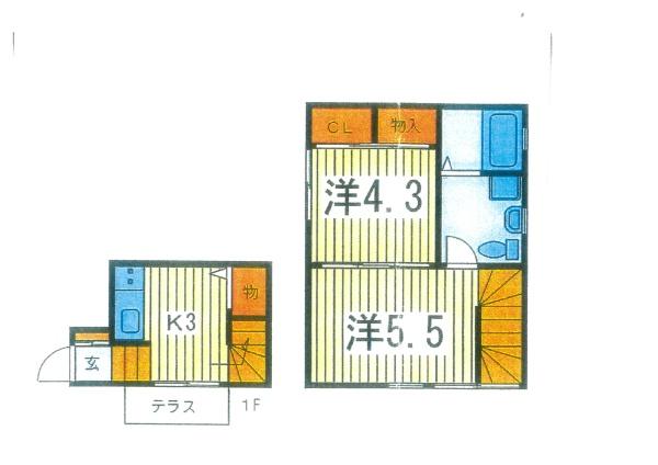 テラスショコラ　B号室