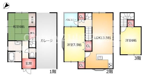 大井町並河神田貸家