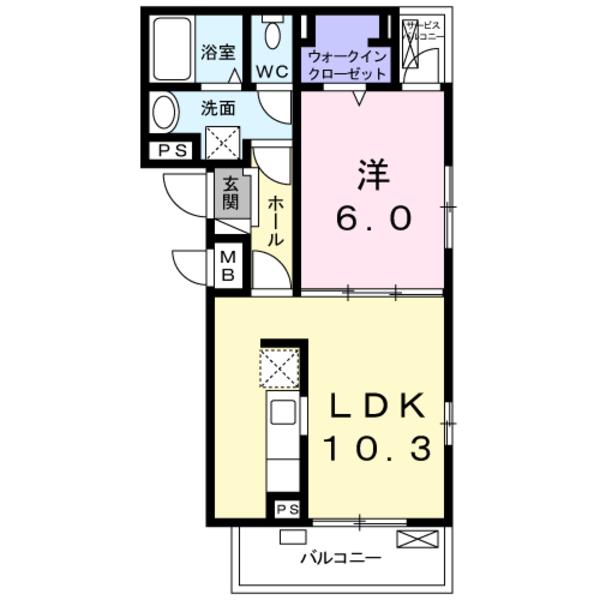 サウスヒルズ馬堀(間取り)