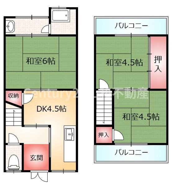 篠町柏原中又貸家
