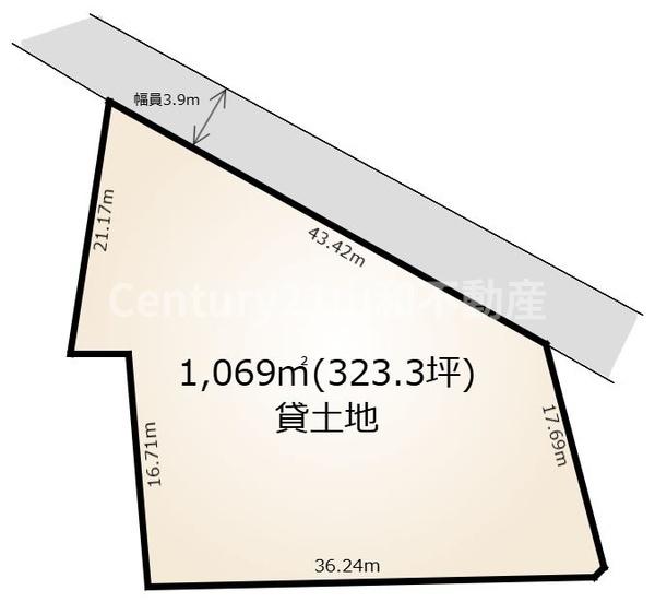 稗田野町鹿谷貸土地