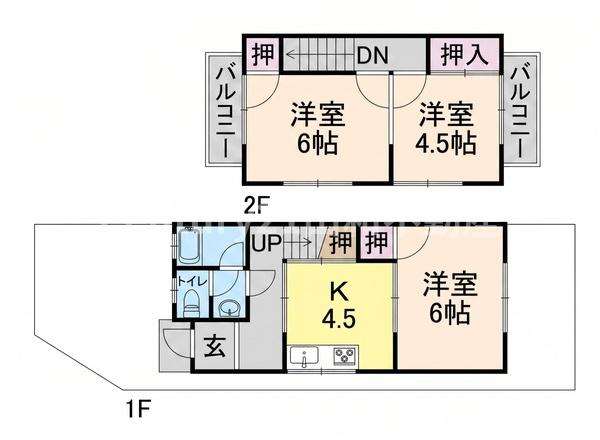 篠町馬堀向端貸家