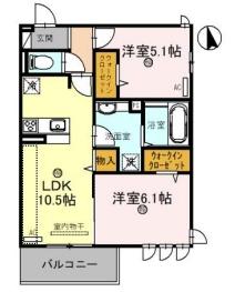 マロード亀岡駅北(間取り)