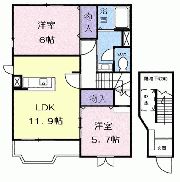 南丹市園部町木崎町のアパート