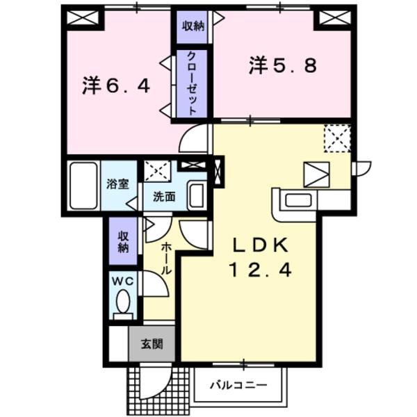 南丹市園部町小山東町のアパート