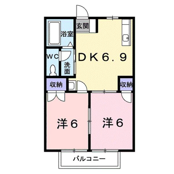 南丹市園部町横田５号のアパート