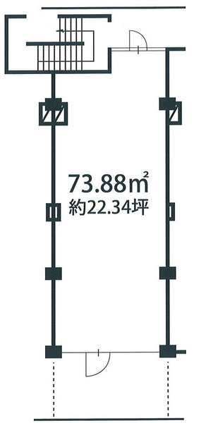 サンコーポ勝田台E棟109・駅2分メイン通りの1階店舗