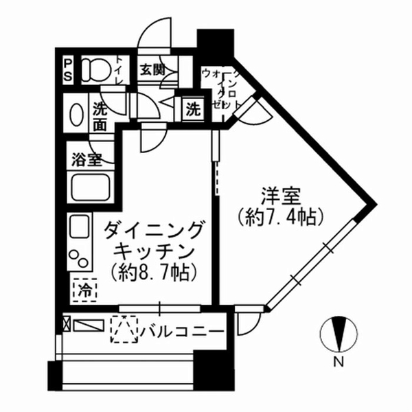 新宿区市谷本村町のマンション