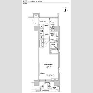 プラウドフラット神楽坂Ⅲ(間取り)