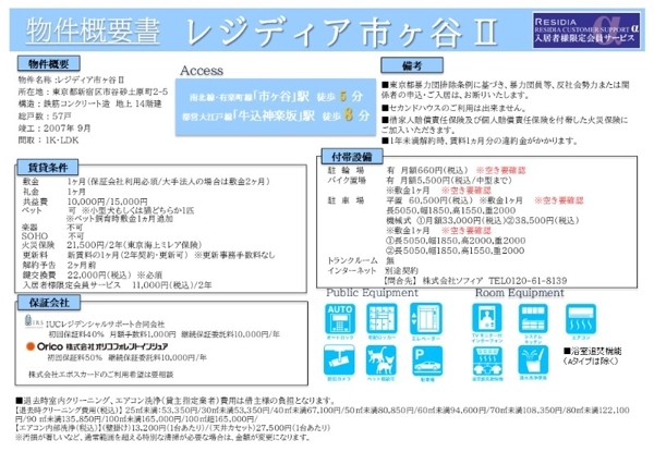 新宿区市谷砂土原町２丁目のマンション