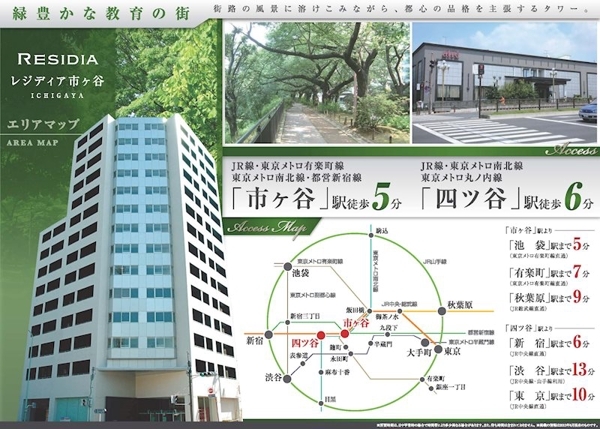 新宿区市谷本村町のマンション