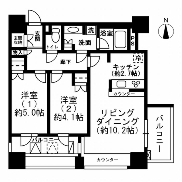 新宿区市谷本村町のマンション