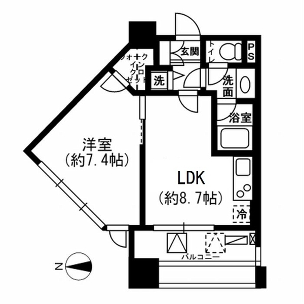 新宿区市谷本村町のマンション